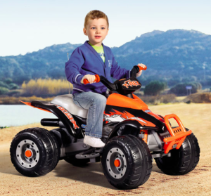 Quad T Rex Peg Perego avec utilisateur